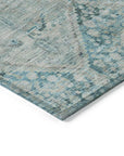 Addison Rugs Iriius Blue Washable Indoor-Outdoor Rug