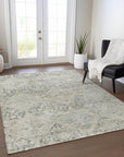 Addison Rugs Iriius Gray Washable Indoor-Outdoor Rug