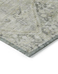 Addison Rugs Iriius Gray Washable Indoor-Outdoor Rug