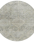 Addison Rugs Iriius Gray Washable Indoor-Outdoor Rug