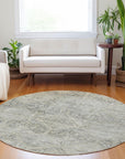 Addison Rugs Iriius Gray Washable Indoor-Outdoor Rug