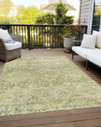 Addison Rugs Iriius Green Washable Indoor-Outdoor Rug