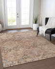 Addison Rugs Iriius Orange Washable Indoor-Outdoor Rug