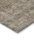 Addison Rugs Irion Brown Washable Indoor-Outdoor Rug