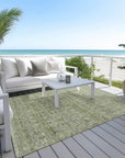 Addison Rugs Irion Green Washable Indoor-Outdoor Rug