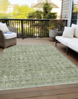 Addison Rugs Irion Green Washable Indoor-Outdoor Rug