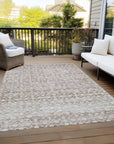 Addison Rugs Irior Brown Washable Indoor-Outdoor Rug