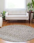 Addison Rugs Irior Brown Washable Indoor-Outdoor Rug