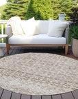 Addison Rugs Irior Brown Washable Indoor-Outdoor Rug