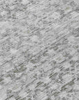 Irior Gray Washable Indoor-Outdoor Rug