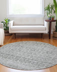 Addison Rugs Irior Gray Washable Indoor-Outdoor Rug