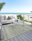 Addison Rugs Irior Green Washable Indoor-Outdoor Rug