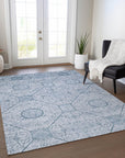 Addison Rugs Iriora Blue Washable Indoor-Outdoor Rug