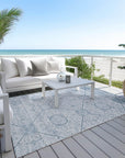 Addison Rugs Iriora Blue Washable Indoor-Outdoor Rug