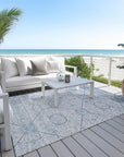 Addison Rugs Iriora Blue Washable Indoor-Outdoor Rug