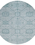 Addison Rugs Iriora Teal Washable Indoor-Outdoor Rug