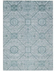 Addison Rugs Iriora Teal Washable Indoor-Outdoor Rug