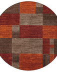 Addison Rugs Iriyn Brown Washable Indoor-Outdoor Rug