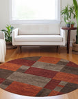 Addison Rugs Iriyn Brown Washable Indoor-Outdoor Rug