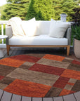 Addison Rugs Iriyn Brown Washable Indoor-Outdoor Rug