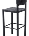 Zuo Modern Iska Aluminum Outdoor Barstool 2PC