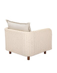 Ivory Coast Fabric Outdoor Club Chair-Outdoor Accent Chairs-LH Imports-LOOMLAN