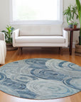 Addison Rugs Jaelain Blue Washable Indoor-Outdoor Rug