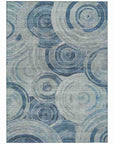 Addison Rugs Jaelain Blue Washable Indoor-Outdoor Rug