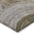 Addison Rugs Jaelain Brown Washable Indoor-Outdoor Rug