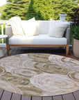 Addison Rugs Jaelain Brown Washable Indoor-Outdoor Rug