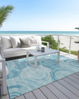 Addison Rugs Jaelain Denim Washable Indoor-Outdoor Rug