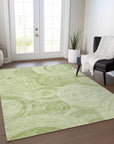 Addison Rugs Jaelain Green Washable Indoor-Outdoor Rug
