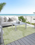 Addison Rugs Jaelain Green Washable Indoor-Outdoor Rug