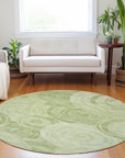 Addison Rugs Jaelain Green Washable Indoor-Outdoor Rug