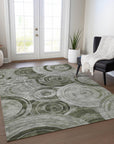 Addison Rugs Jaelain Taupe Washable Indoor-Outdoor Rug