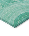 Addison Rugs Jaelain Teal Washable Indoor-Outdoor Rug
