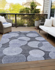 Addison Rugs Jaelanor Blue Washable Indoor-Outdoor Rug