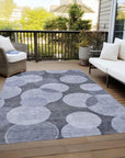 Addison Rugs Jaelanor Blue Washable Indoor-Outdoor Rug