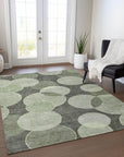 Addison Rugs Jaelanor Green Washable Indoor-Outdoor Rug