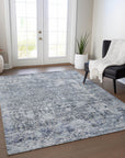 Addison Rugs Jaelara Blue Washable Indoor-Outdoor Rug