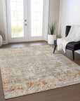 Addison Rugs Jaelara Brown Washable Indoor-Outdoor Rug