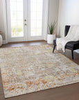 Addison Rugs Jaelara Brown Washable Indoor-Outdoor Rug
