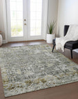 Addison Rugs Jaelara Taupe Washable Indoor-Outdoor Rug