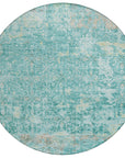 Addison Rugs Jaelara Teal Washable Indoor-Outdoor Rug