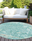 Addison Rugs Jaelara Teal Washable Indoor-Outdoor Rug