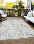 Addison Rugs Jaelaris Ivory Washable Indoor-Outdoor Rug
