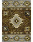 Addison Rugs Jaelas Brown Washable Indoor-Outdoor Rug
