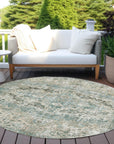 Addison Rugs Jaelien Green Washable Indoor-Outdoor Rug