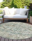 Addison Rugs Jaelien Green Washable Indoor-Outdoor Rug
