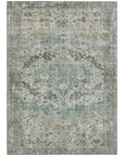 Addison Rugs Jaelien Green Washable Indoor-Outdoor Rug